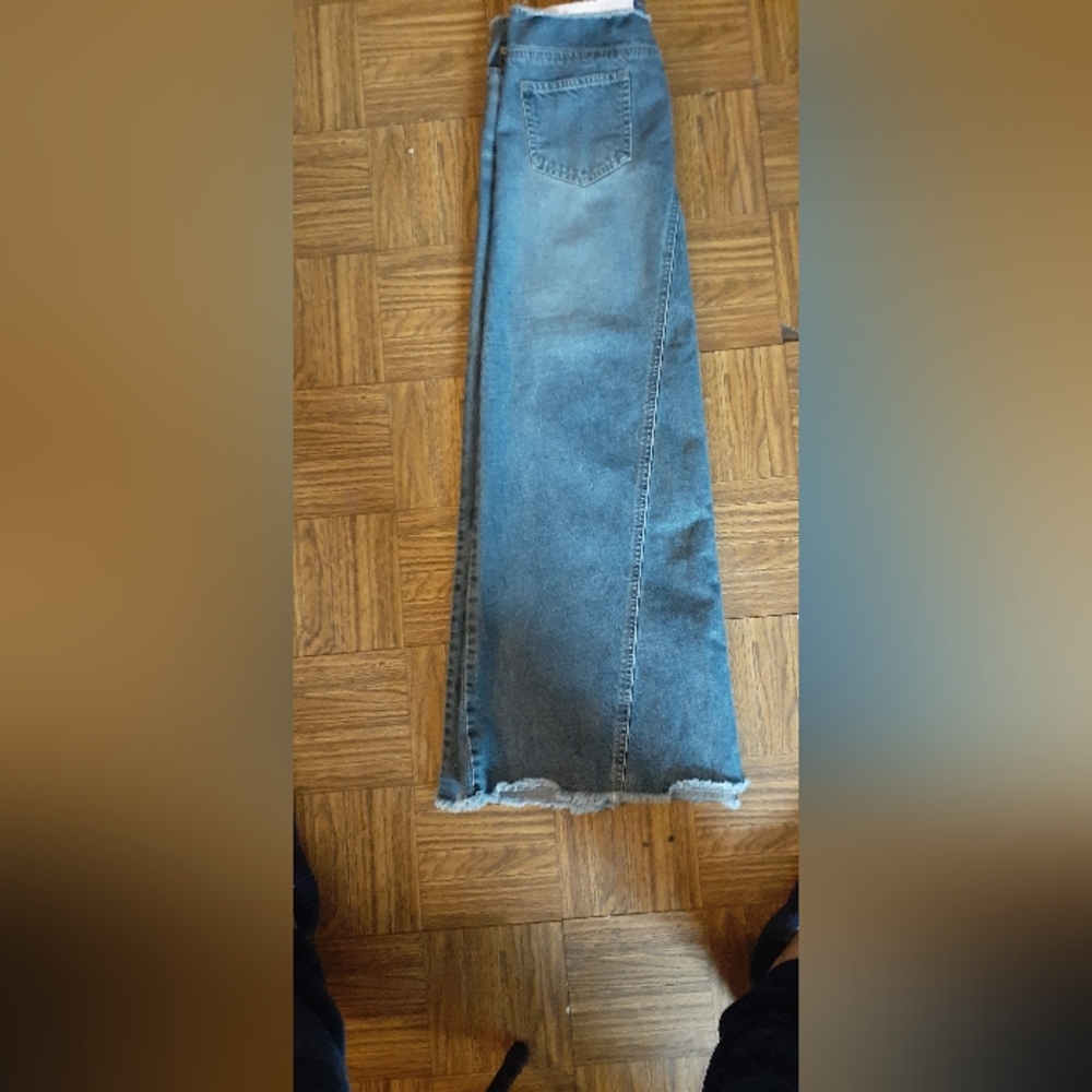 Blue jean skirt